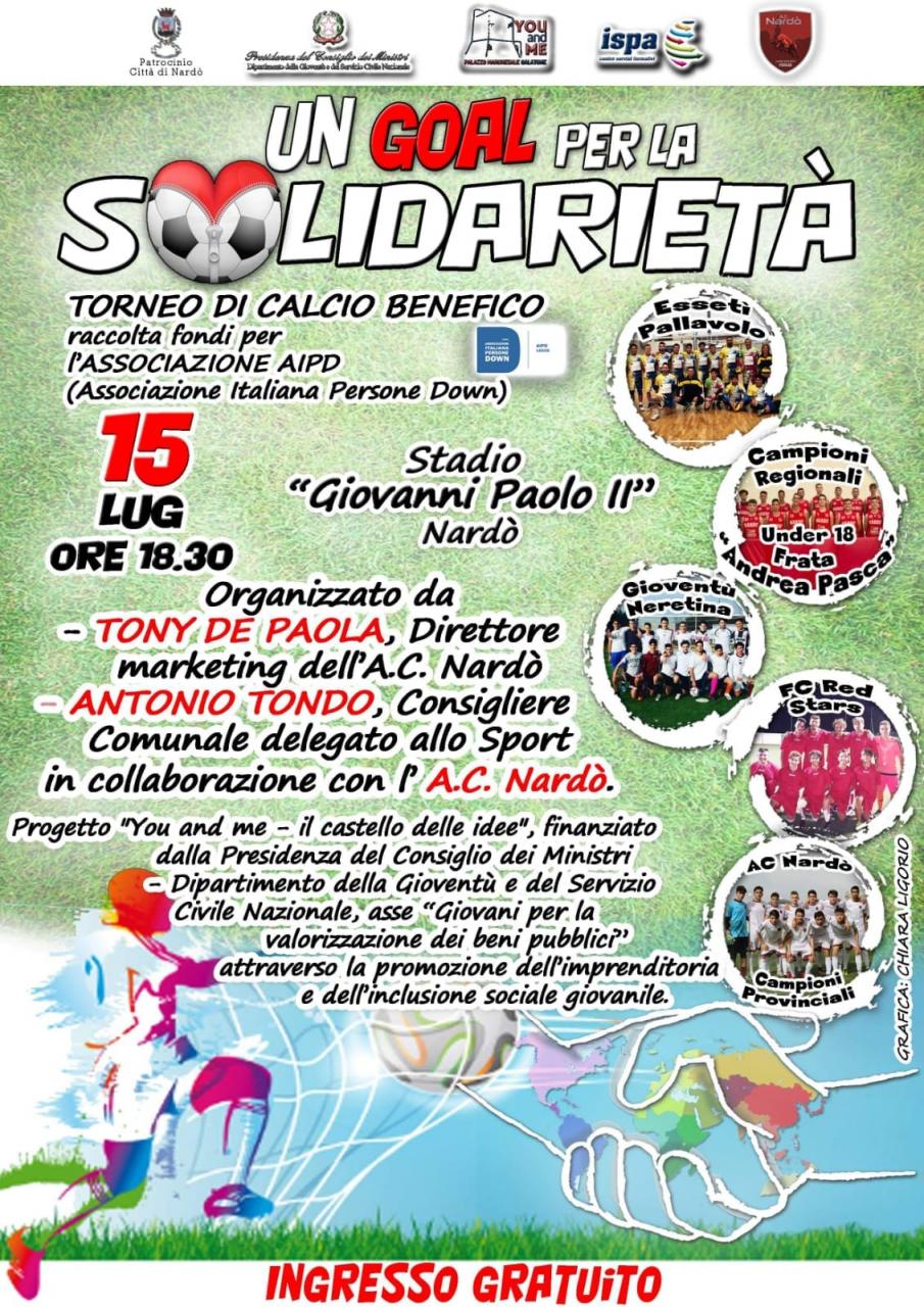 'Un goal per la solidarietà' 'Un goal per la solidarietà'