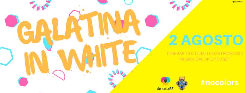“Galatina in white”, questa sera nel Centro Antico