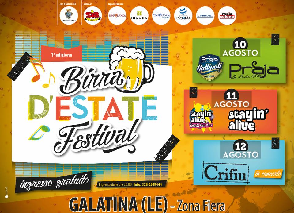 Birra d'Estate festival a Galatina