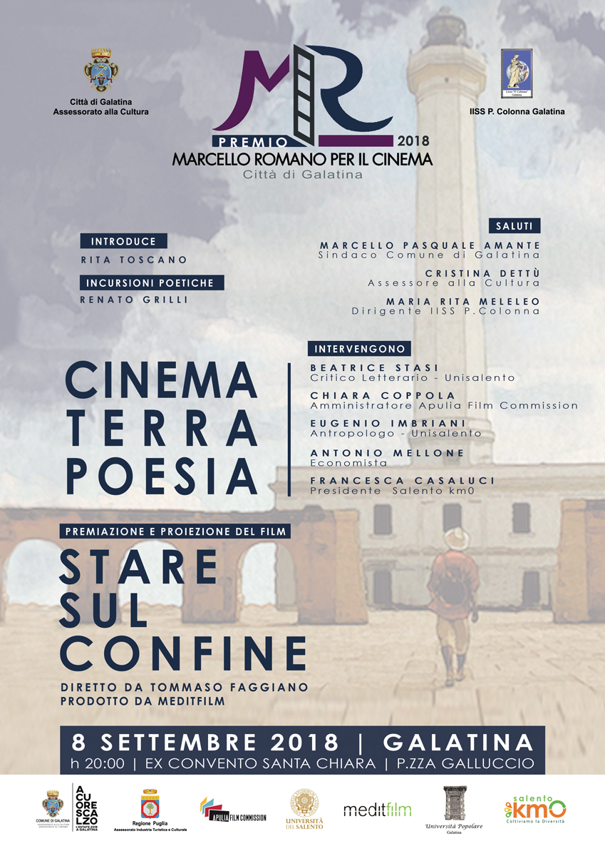 Premio Marcello Romano per il Cinema, la cerimonia di consegna nell'ex-convento delle Clarisse a Galatina