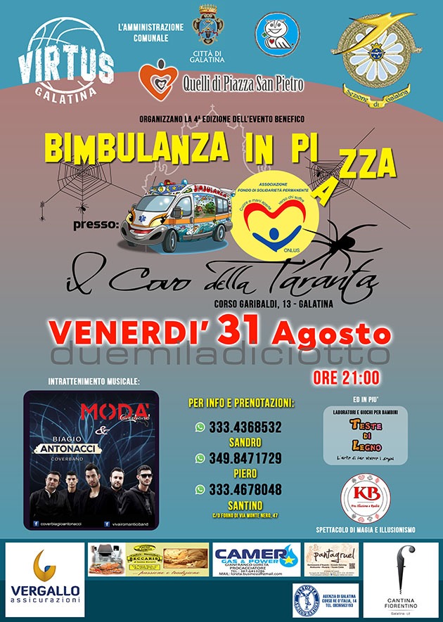 “Bimbulanza in piazza” “Bimbulanza in piazza”
