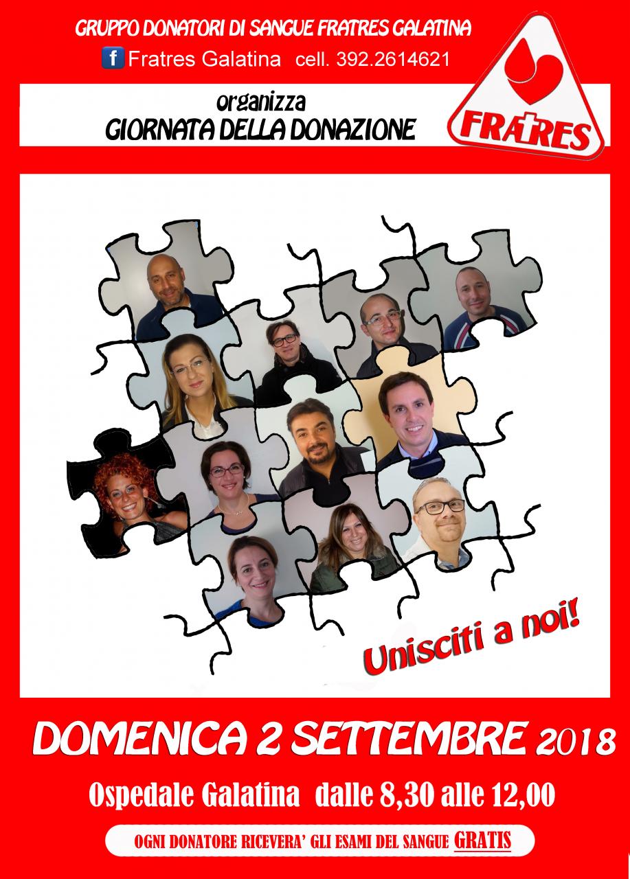 Domenica si dona il sangue con la Fratres