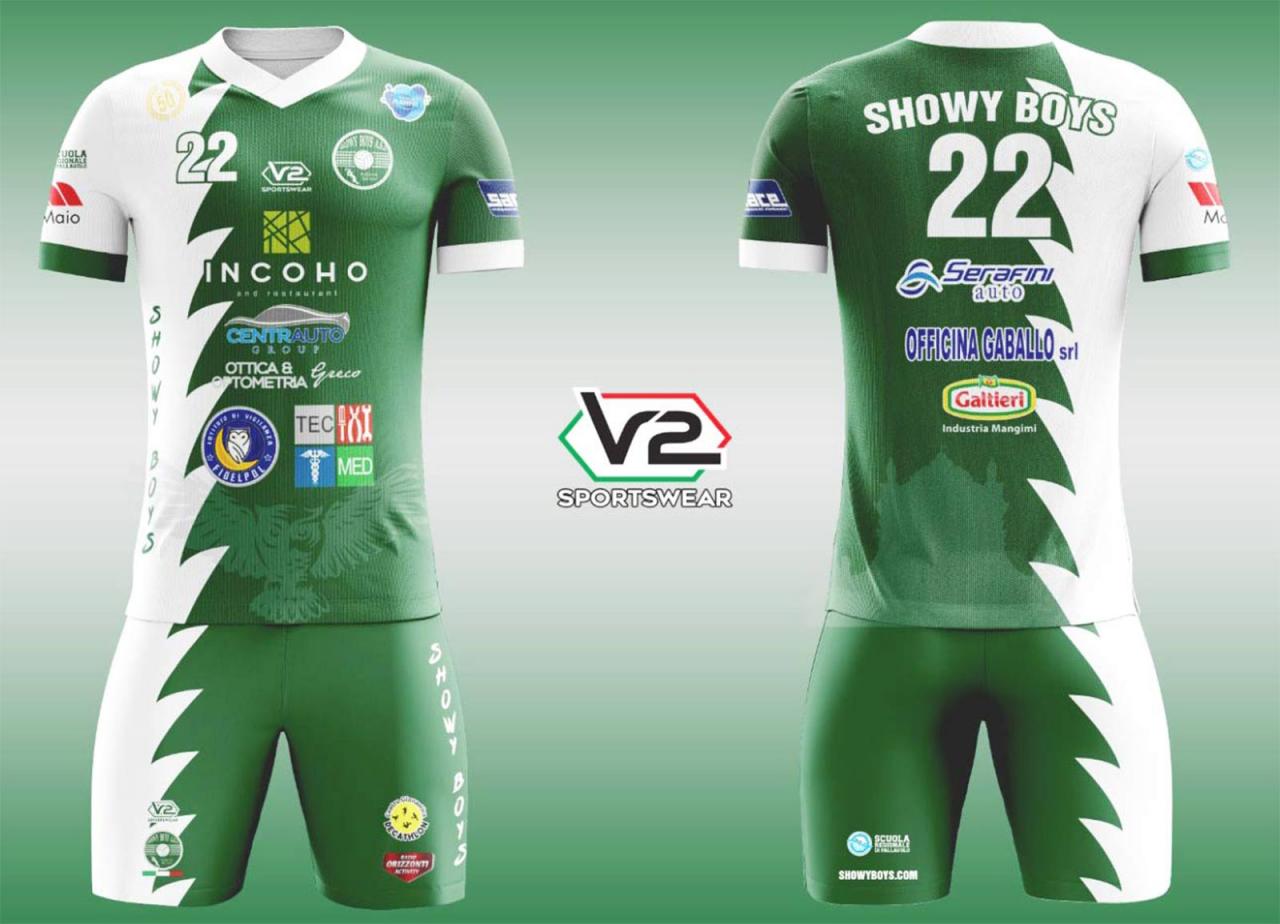 La nuova divisa della Showy Boys La nuova divisa della Showy Boys