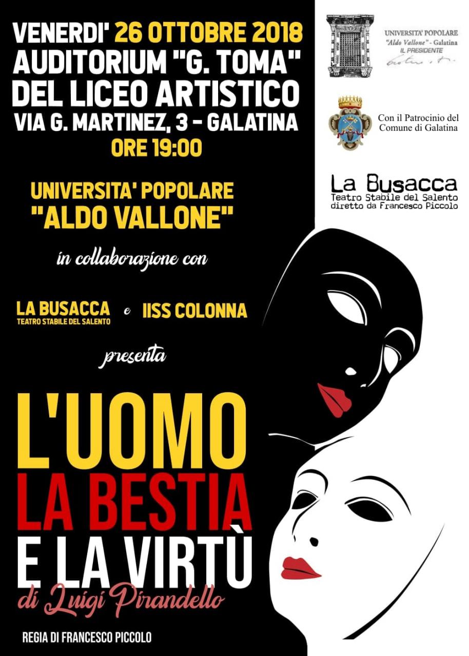 "L’uomo, la bestia e la virtù"