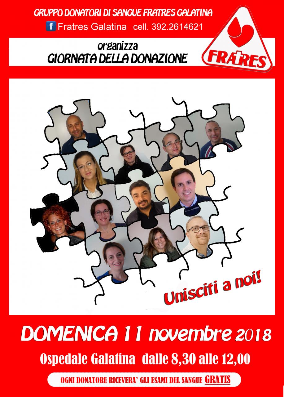 Giornata della Donazione di Sangue con l'associazione Fratres