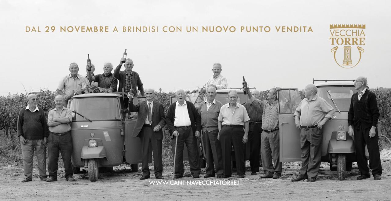 La Cantina Vecchia Torre apre un punto vendita a Brindisi La Cantina Vecchia Torre apre un punto vendita a Brindisi