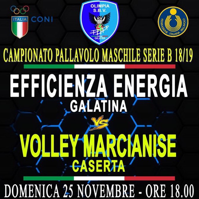 La delicata sfida fra Efficienza Energia Galatina e Volley Marcianise La delicata sfida fra Efficienza Energia Galatina e Volley Marcianise