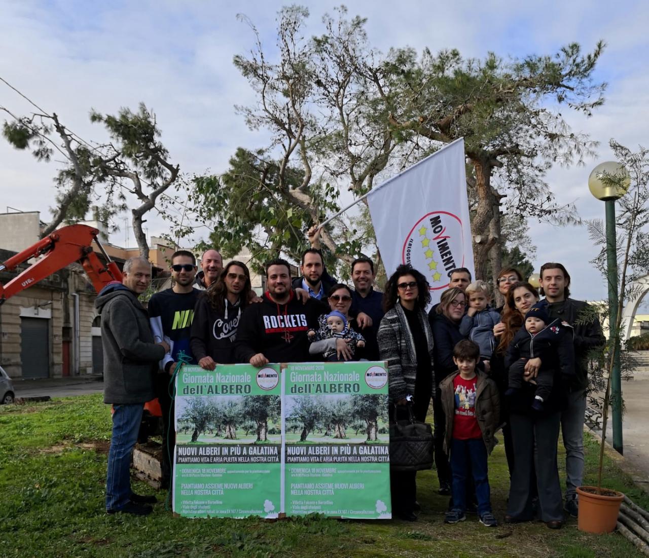 Giornata dell'albero. Piantumate a Galatina 50 piante