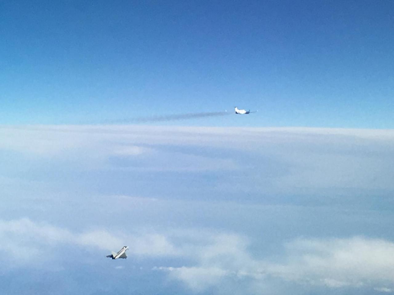 Aereo australiano perde il contatto radio e viene intercettato da due caccia italiani