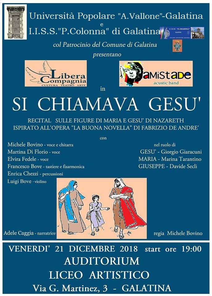 "Si chiamava Gesù"