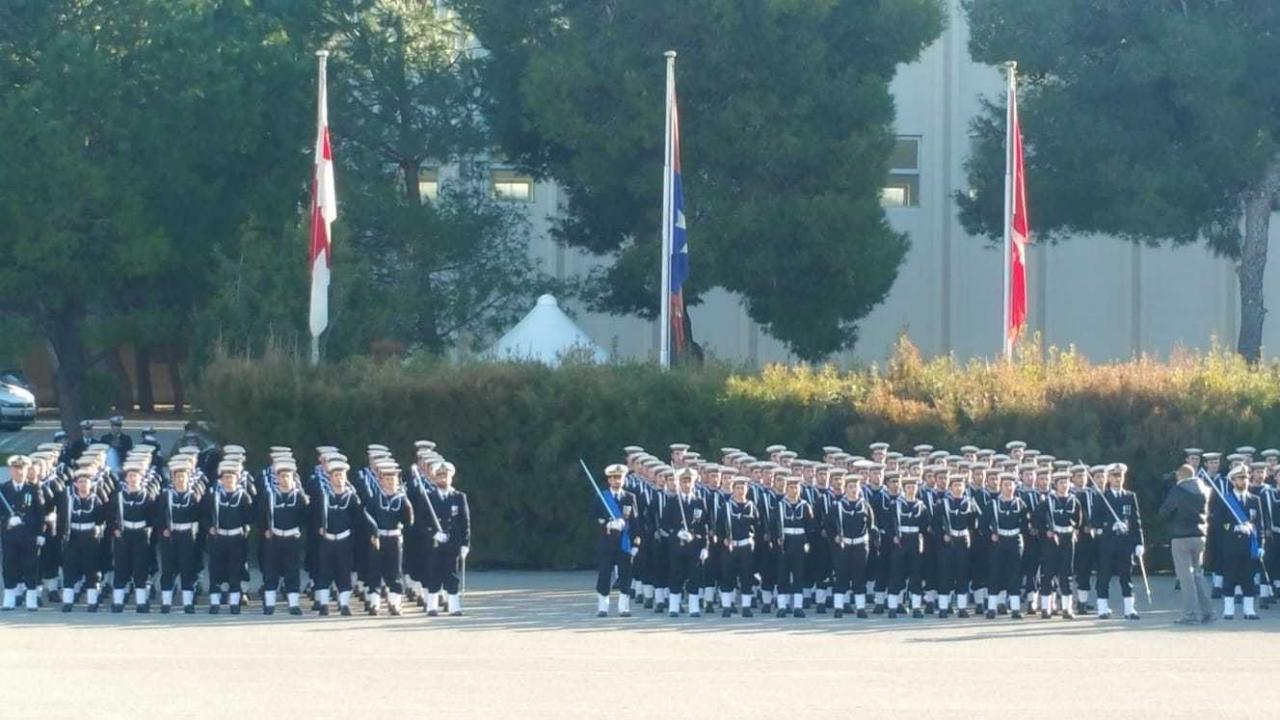 Vito D’Elia al comando della Scuola Sottufficiali della Marina Militare di Taranto