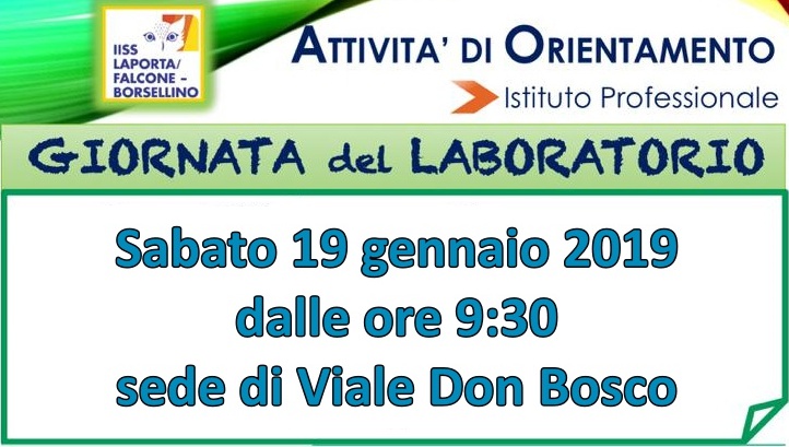 Al Laporta/Falcone e Borsellino la 'Giornata del Laboratorio'