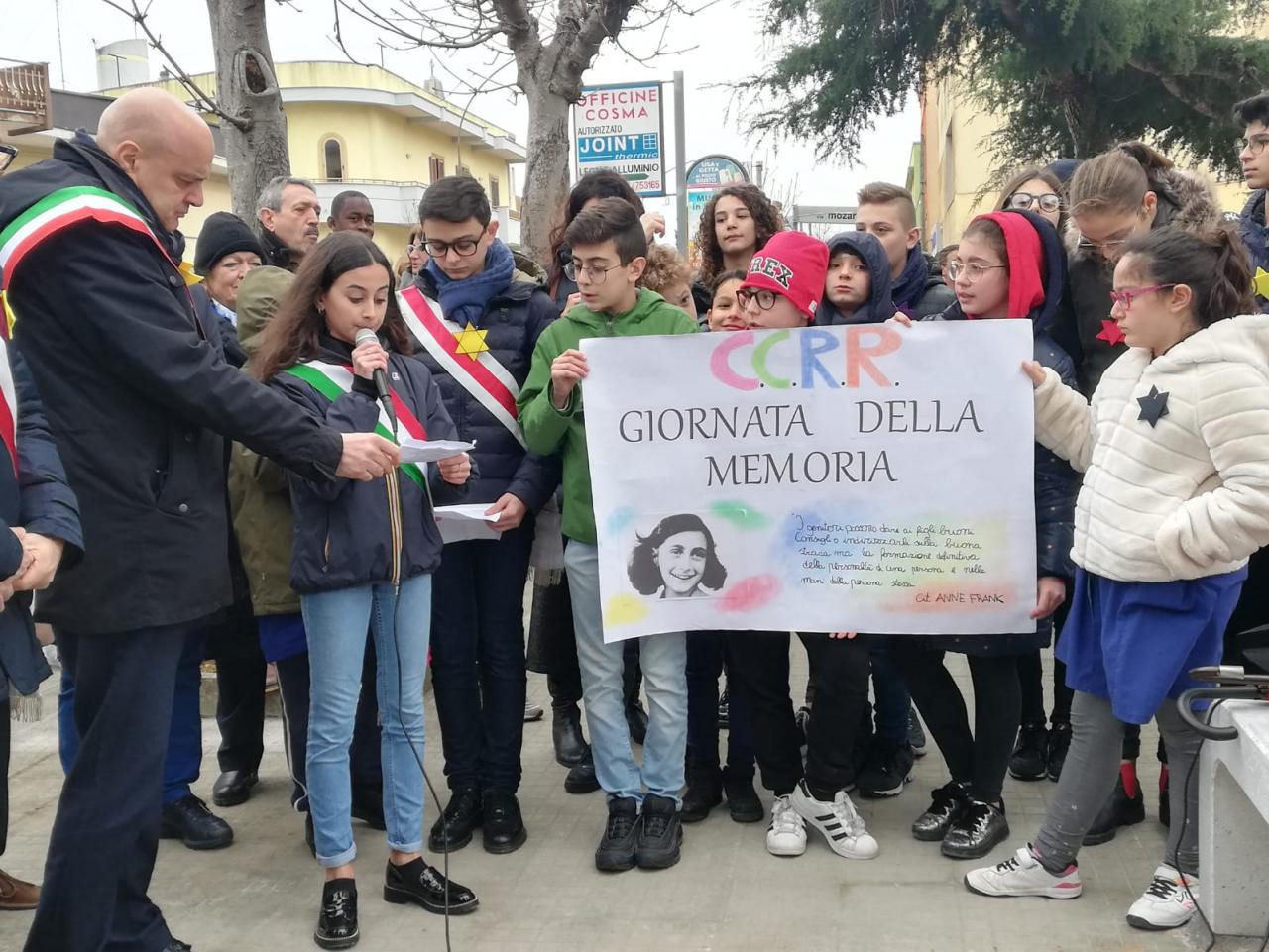 A Trepuzzi una Piazzetta dedicata ad Anne Frank