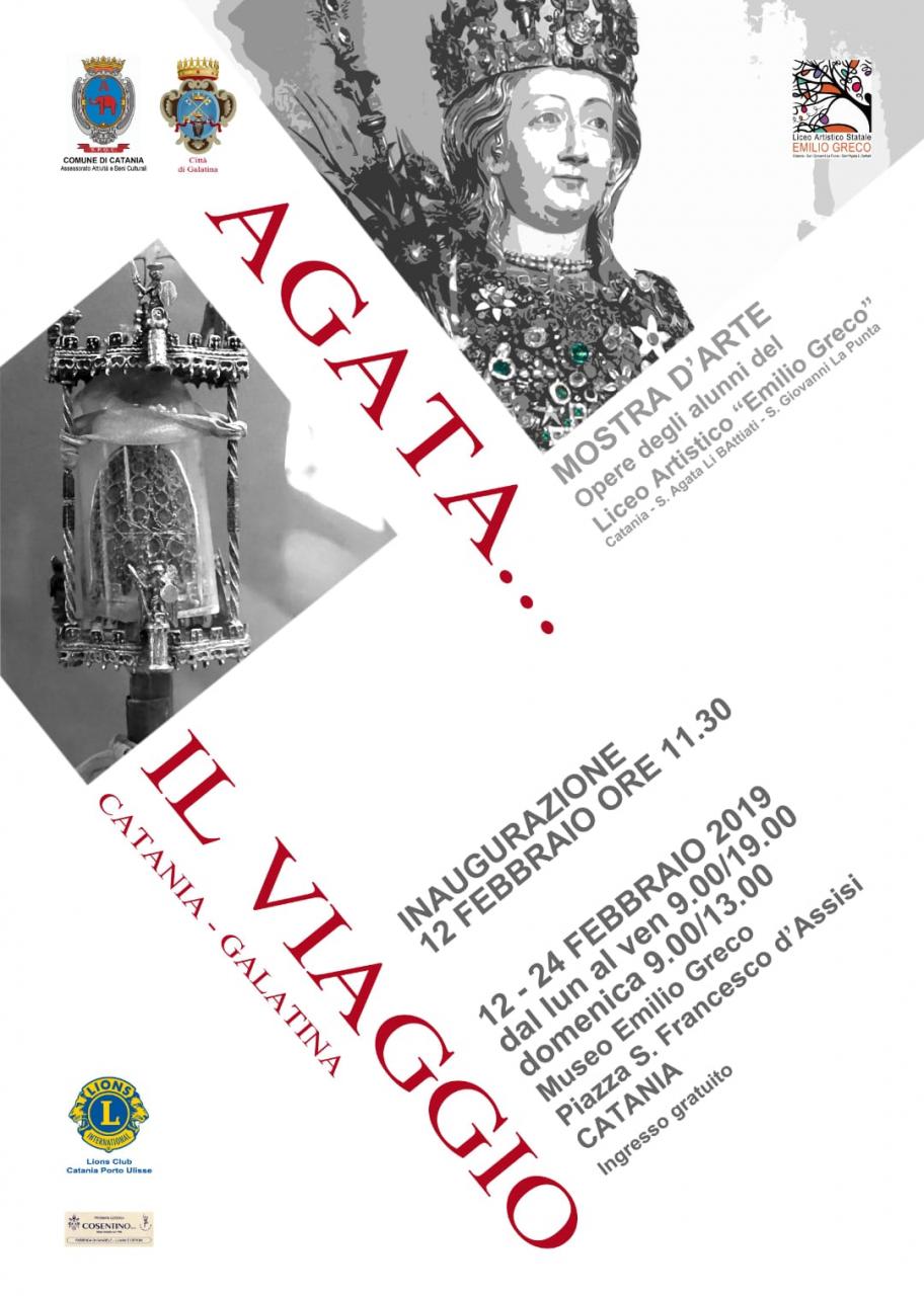 “Agata … il viaggio”, Catania chiama Galatina “Agata … il viaggio”, Catania chiama Galatina