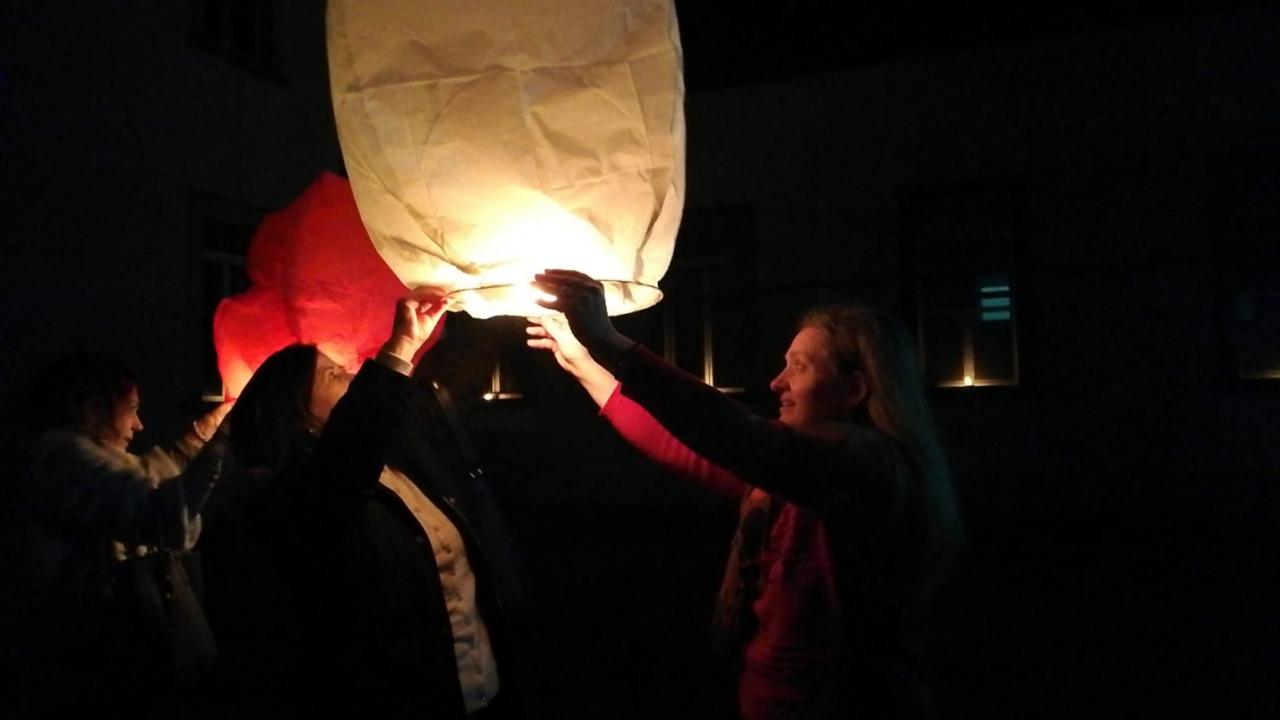 &quot;M'illumino di meno&quot; al Polo 1