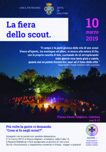 ”Cosa si fa negli scout?”