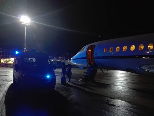 Trasferimento urgente di un neonato da Reggio Calabria a Genova con un velivolo dell'Aeronautica Militare