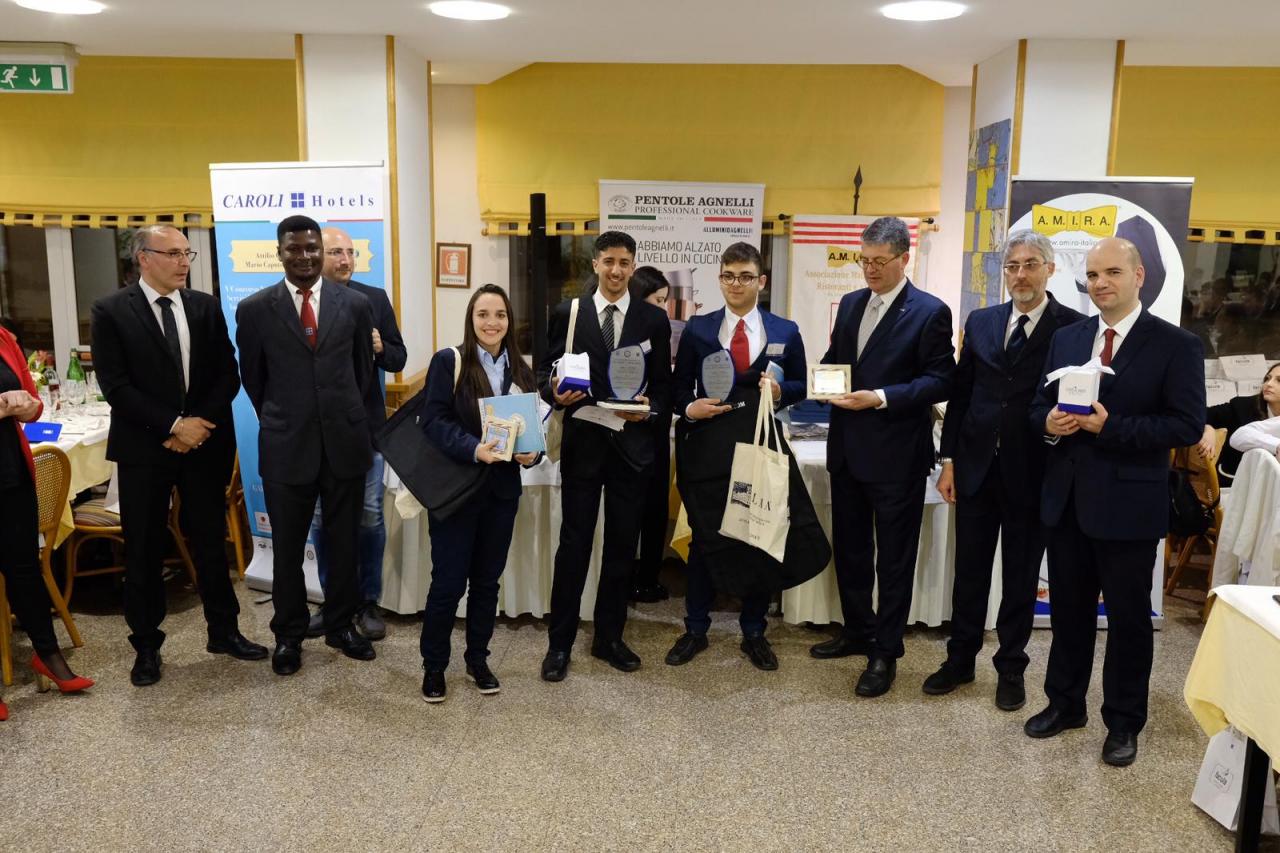 I risultati del  V Concorso Caroli Hotels riservato agli allievi degli Istituti Professionali - Servizi per l’Enogastronomia e l’Ospitalità Alberghiera d’Italia