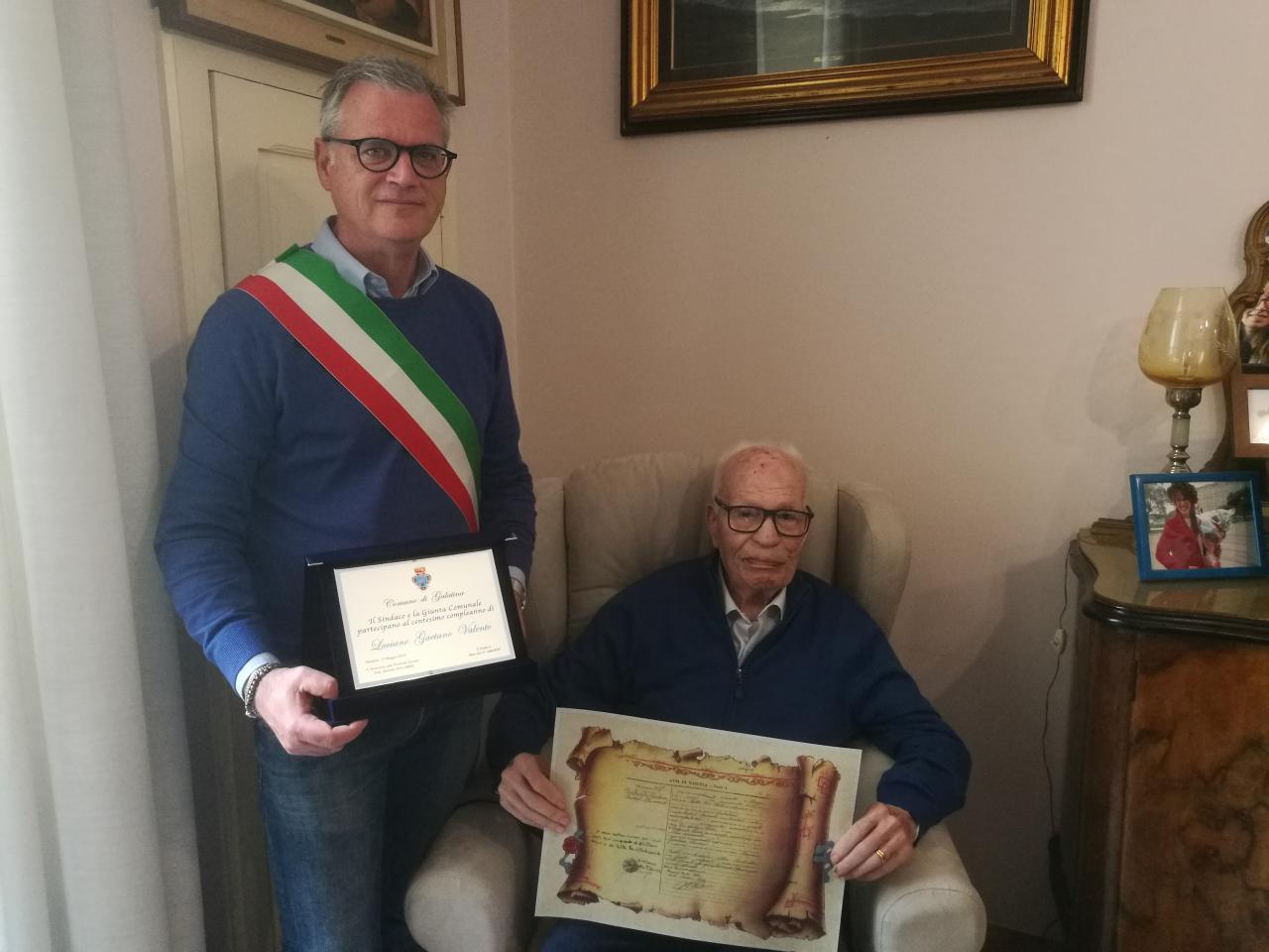 I cento anni del nonno Gaetano