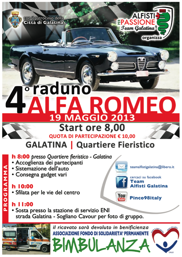 &quot;Se hai l'Alfa nel cuore non puoi mancare&quot;