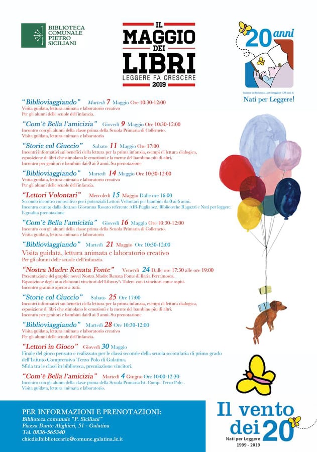 “Il Maggio dei Libri” “Il Maggio dei Libri”