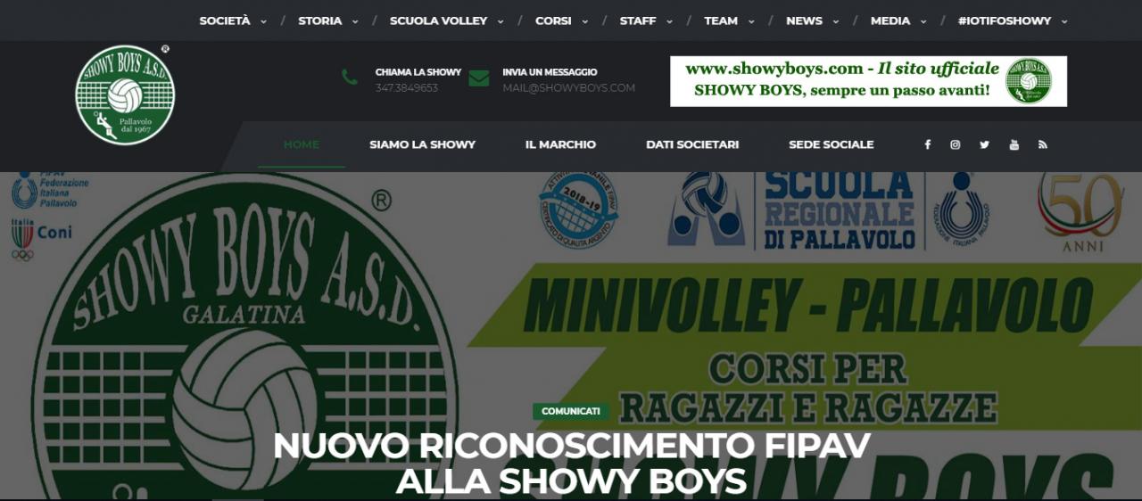La Showy ha un nuovo sito web La Showy ha un nuovo sito web