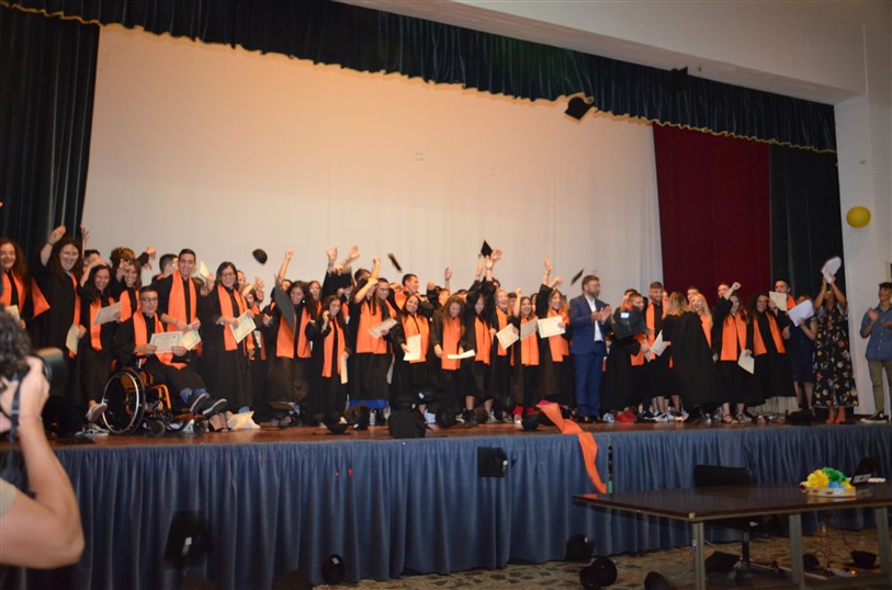 La consegna dei diplomi al Laporta/Falcone e Borsellino