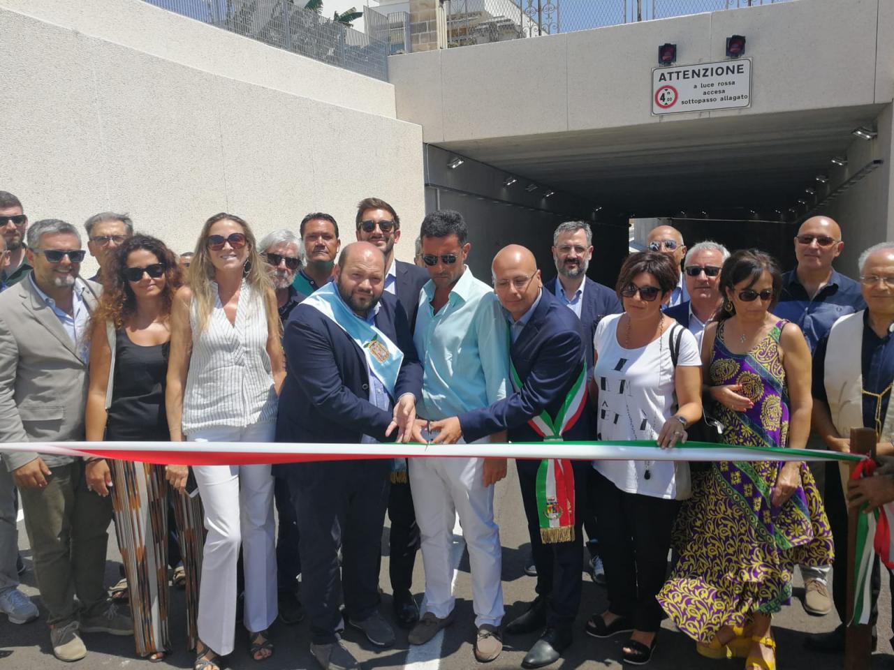 Inaugurato il sottopasso ferroviario di San Cesario