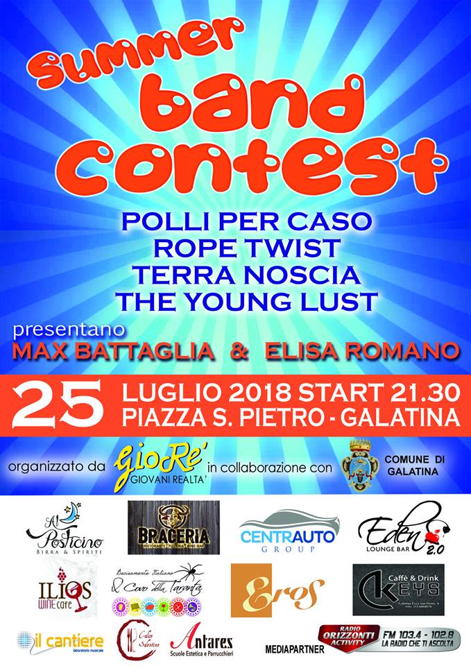 A Galatina il "Summer Band Contest" A Galatina il "Summer Band Contest"