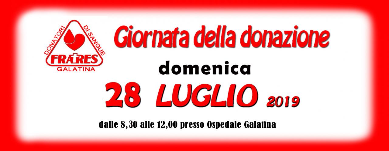 Emergenza sangue, si dona a Galatina con la Fratres Emergenza sangue, si dona a Galatina con la Fratres