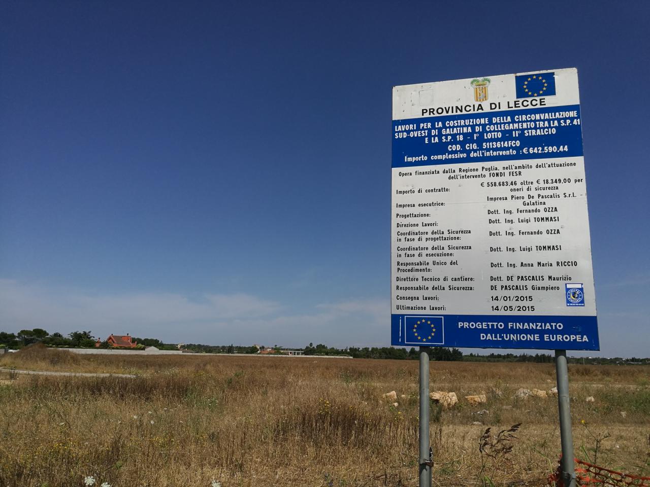 "Chi non sta lavorando per finire la tangenziale?" "Chi non sta lavorando per finire la tangenziale?"