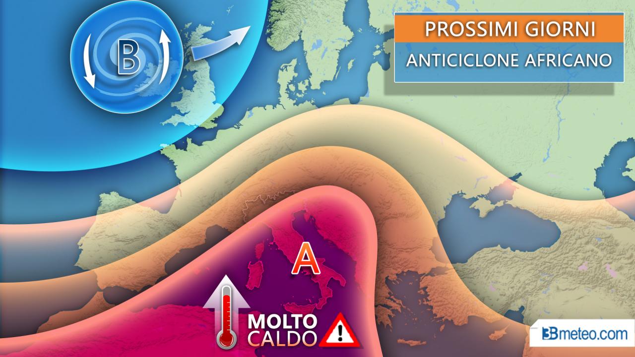 Torna il caldo africano Torna il caldo africano