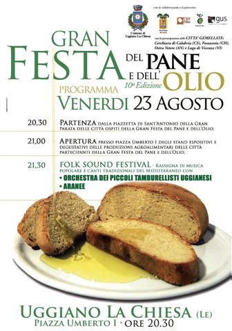 A Uggiano la “Gran Festa del Pane e dell’Olio”