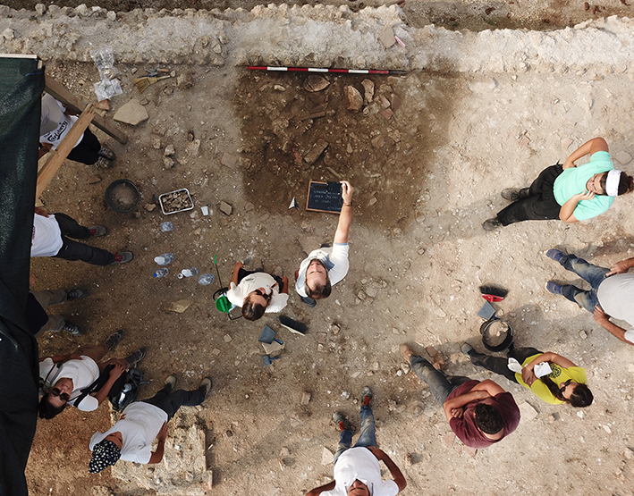 Gli archeologi di Unisalento ritrovano ad Aquinum una testa marmorea di Augusto