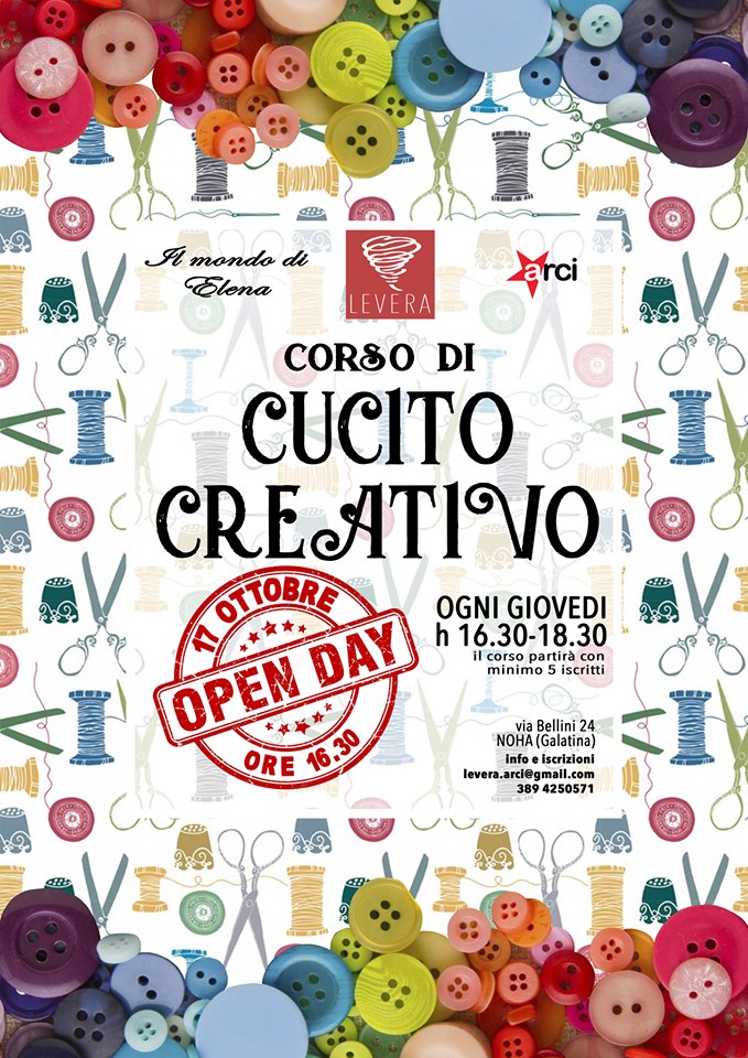 Cinque persone per un Corso di Cucito Creativo Cinque persone per un Corso di Cucito Creativo