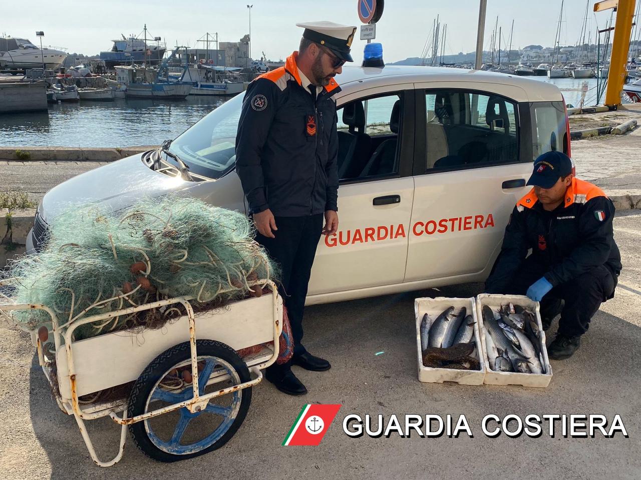 Pesca illecita, 10000 euro di multe e sequestro delle attrezzature e del pescato