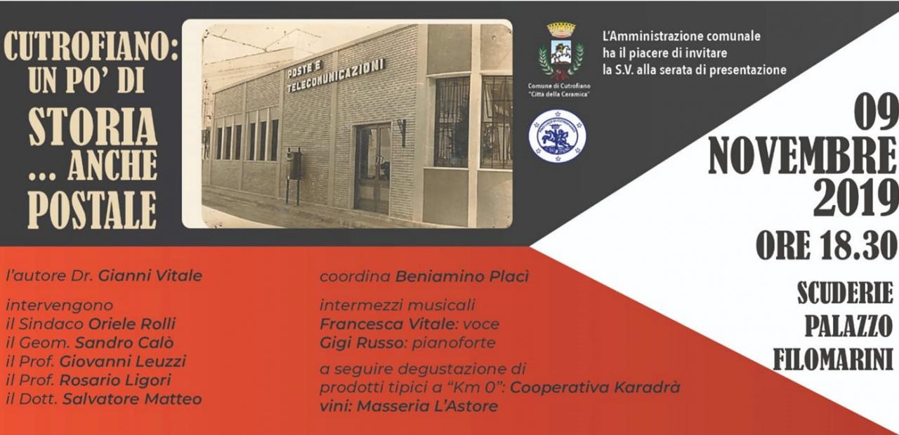 "Cutrofiano: un po' di storia...anche postale" "Cutrofiano: un po' di storia...anche postale"