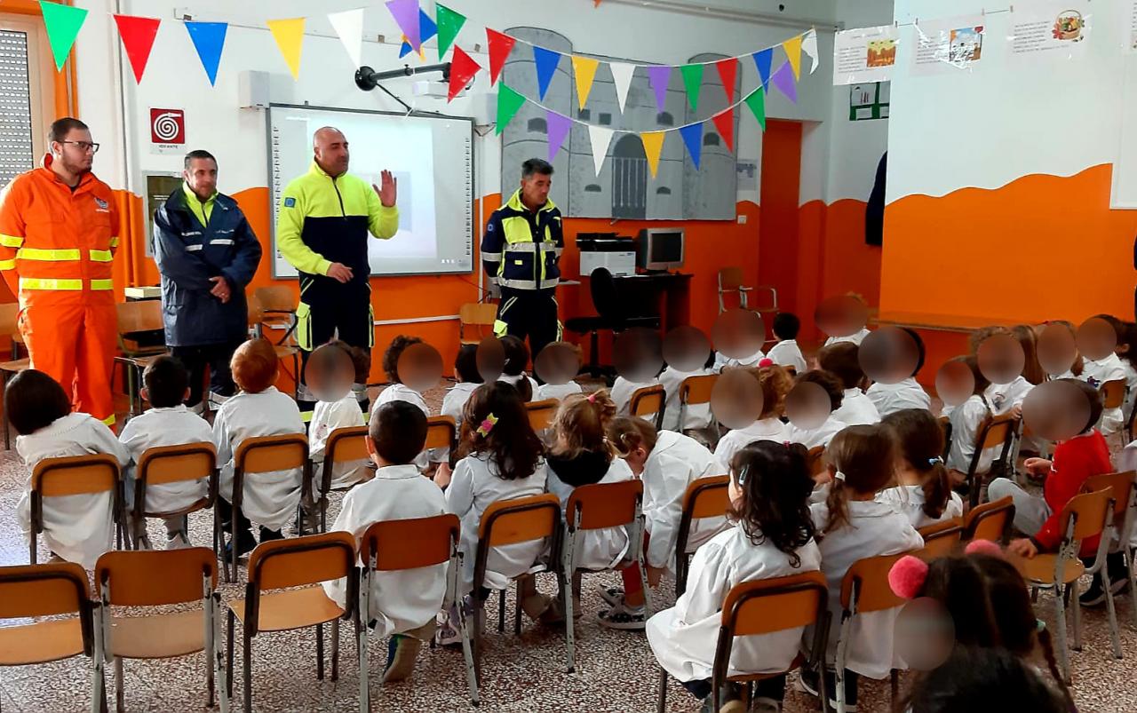 La Giornata della Sicurezza con la Protezione Civile al Polo 3 di Galatina