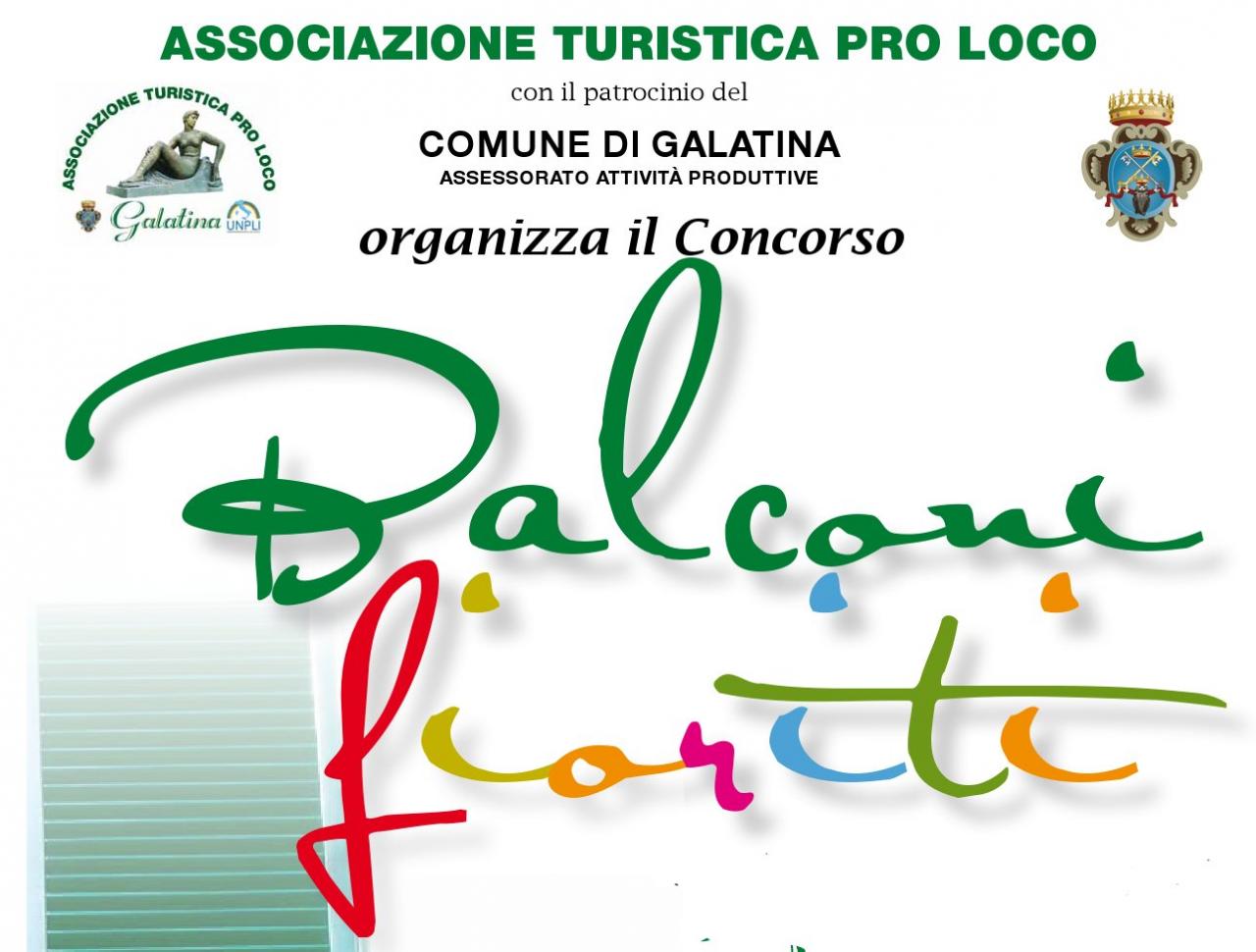 'Balconi fioriti' per 'Galatina in fiore' 'Balconi fioriti' per 'Galatina in fiore'