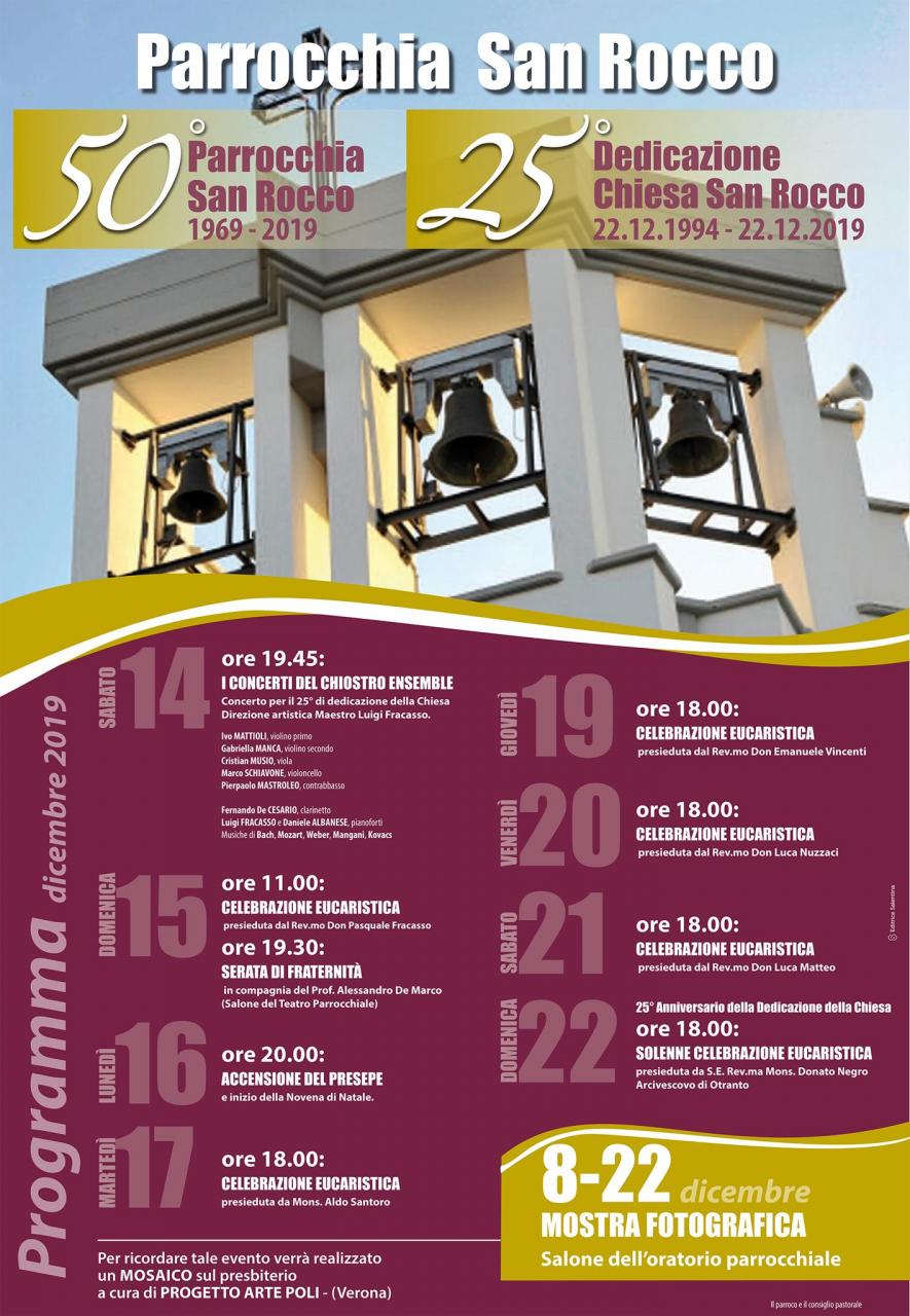 I cinquant'anni della Parrocchia San Rocco I cinquant'anni della Parrocchia San Rocco