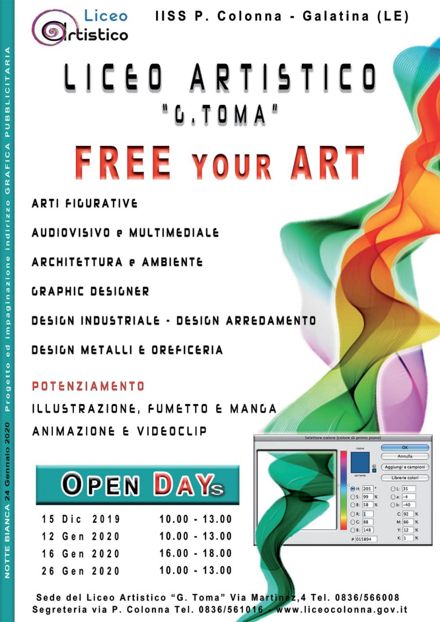 Gli open days del Liceo Artistico “G. Toma” di Galatina