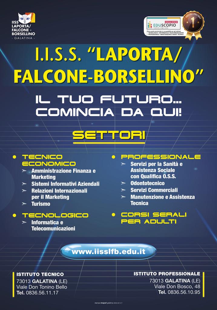 Il primo open day del “Laporta/Falcone-Borsellino” Il primo open day del “Laporta/Falcone-Borsellino”