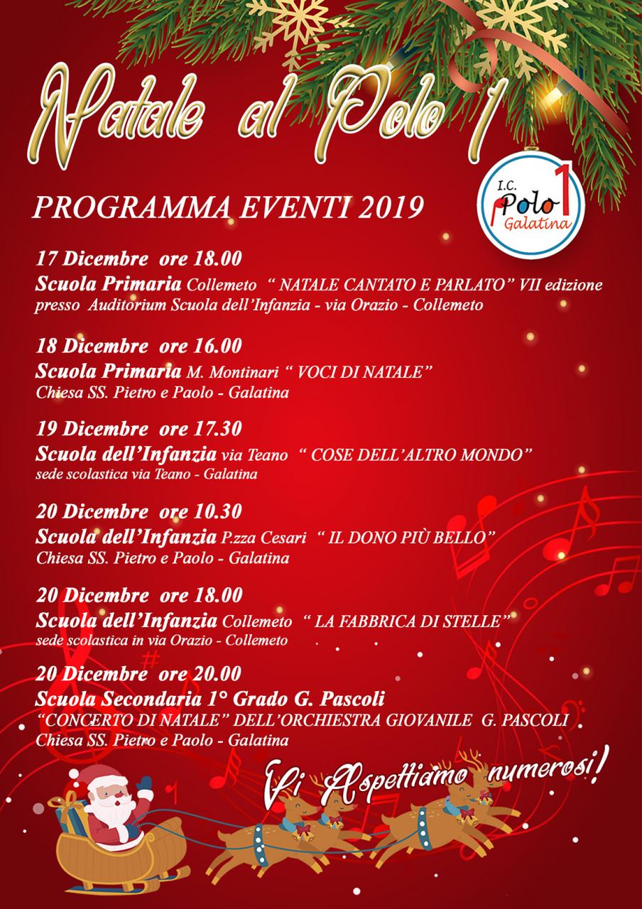 Polo 1 di Galatina, tutte le iniziative natalizie Polo 1 di Galatina, tutte le iniziative natalizie