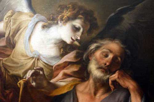 "Non temere di prendere con te Maria, tua sposa" "Non temere di prendere con te Maria, tua sposa"