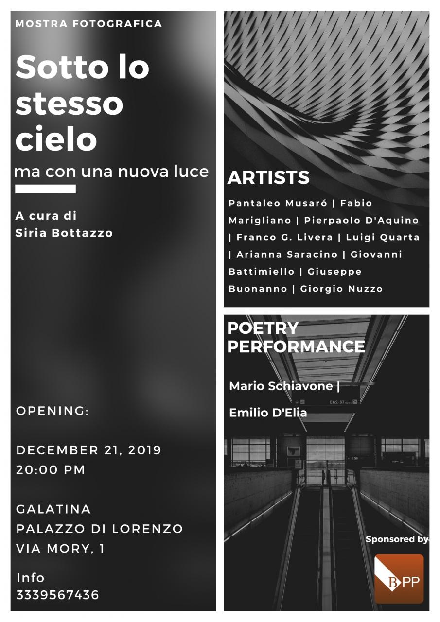“Sotto lo stesso cielo…ma con una nuova luce” “Sotto lo stesso cielo…ma con una nuova luce”