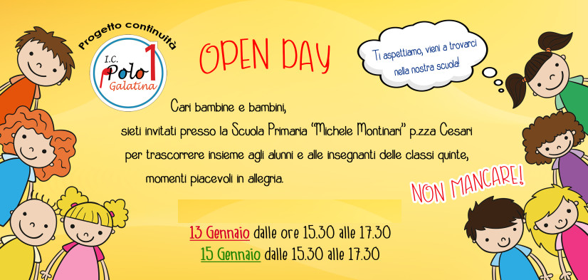 Tutte le novità della scuola negli open days del Polo 1