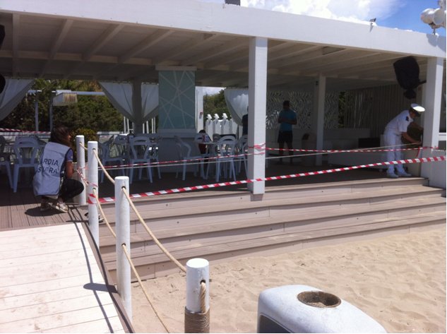 Sotto sequestro una parte del lido Zeus di Gallipoli Sotto sequestro una parte del lido Zeus di Gallipoli