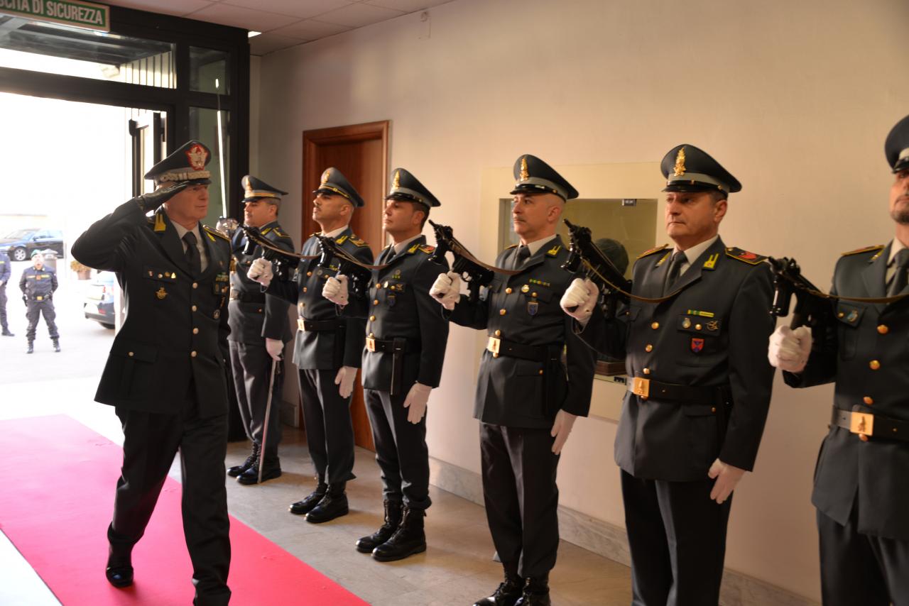 Il Comandante Regionale Puglia della Guardia di Finanza in visita al Comando Provinciale di Lecce