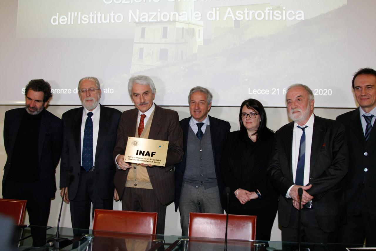Inaugurata a Lecce la prima sede universitaria dell'Istituto Nazionale di Astrofisica
