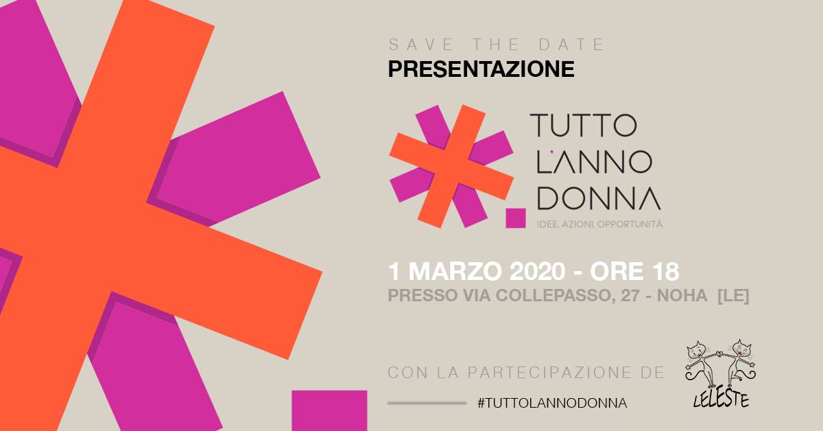 "Tutto l'Anno Donna" si presenta "Tutto l'Anno Donna" si presenta